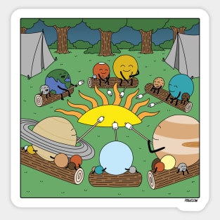 Planet Campfire Sticker